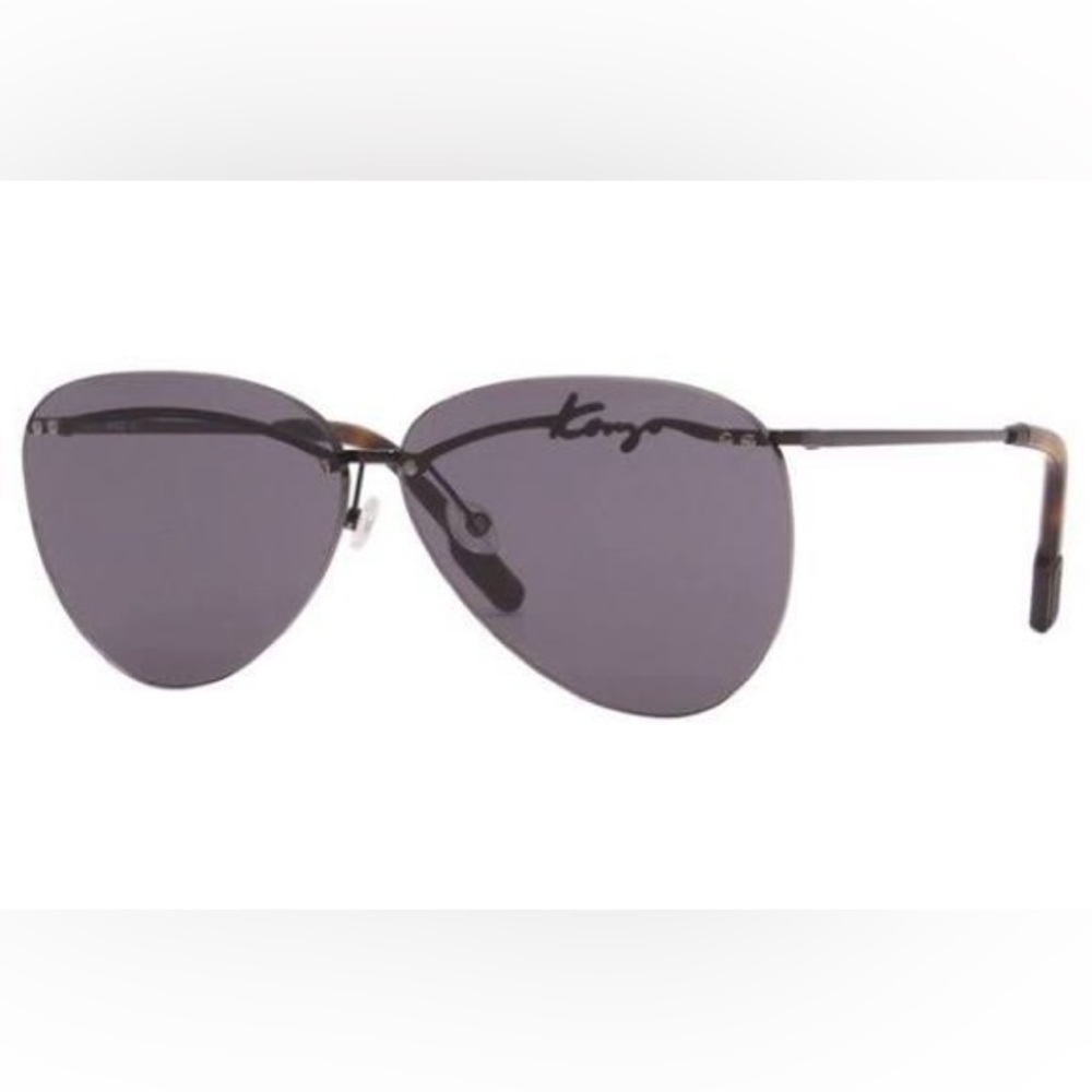 Kenzo Black Aviator Sunglasses